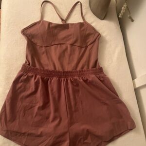 New with Tags- PINK Victoria's Secret Dusty Rose Romper